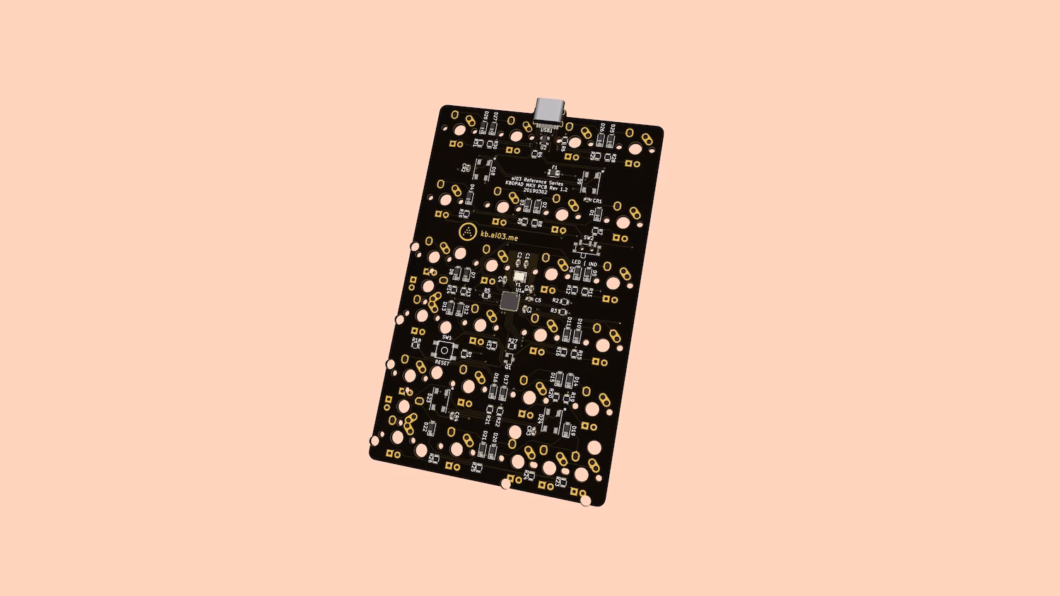 PCB render
